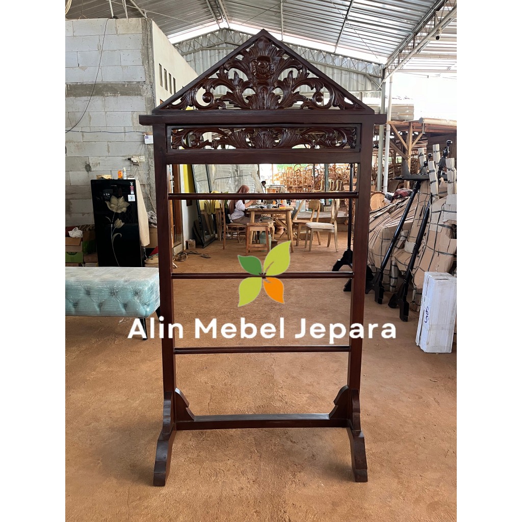 Gantungan Batik, Gantungan Kain, Gawangan Batik, Properti Studio Foto