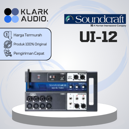 SOUNDCRAFT UI12 / UI 12 / UI-12 MIXER DIGITAL ORIGINAL