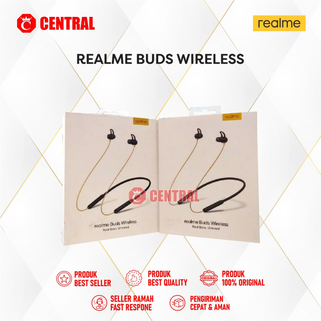 REALME BUDS WIRELESS ORANGE/YELLOW