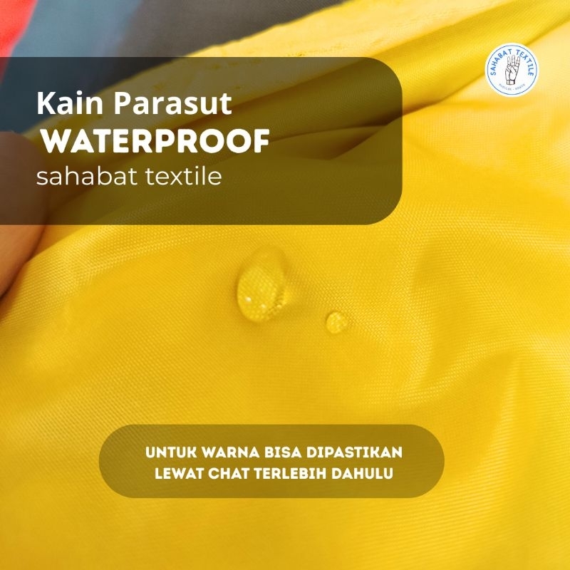 Kain parasut waterproof parasut anti air parasit kain wp parasut wp