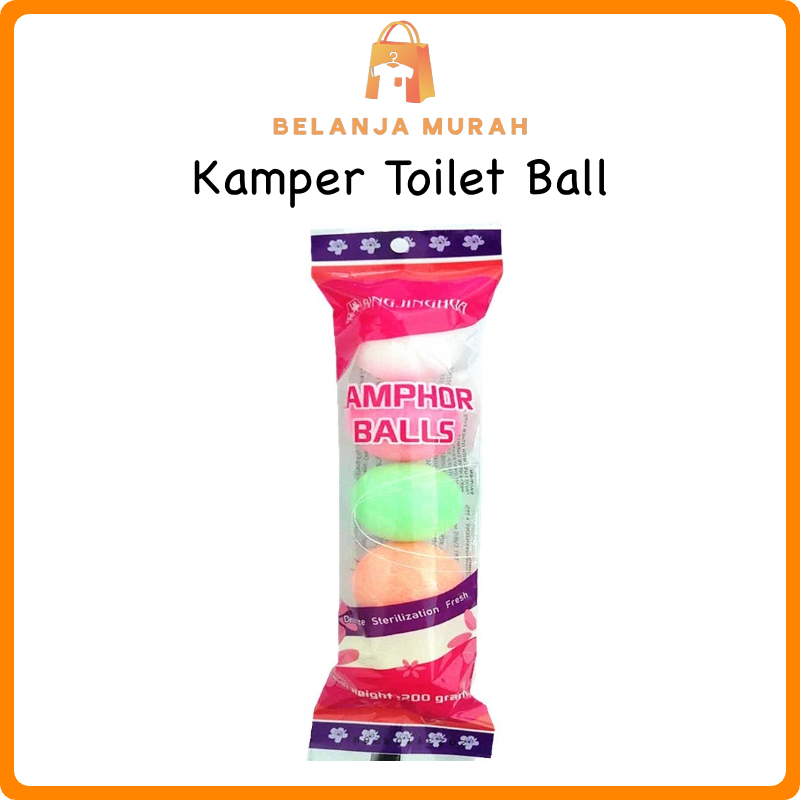 BEM - Kamper Bola Toilet Isi 5 Ball / Kamper WC / Kamper Closet / Kamper Toilet / Kamper Bola Besar