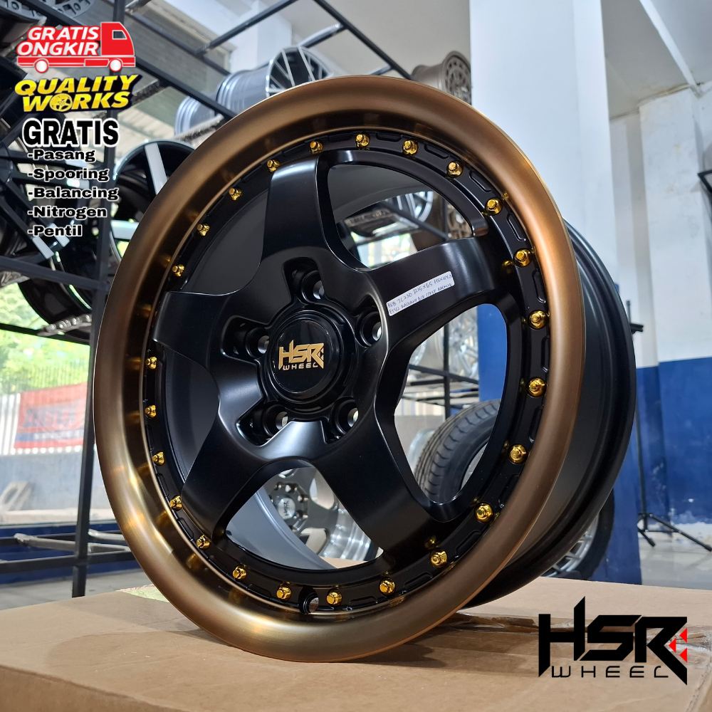Velg Racing Mobil Ertiga Ring 15 Pnp Ban Standar, Velg Hsr Wheel Bob