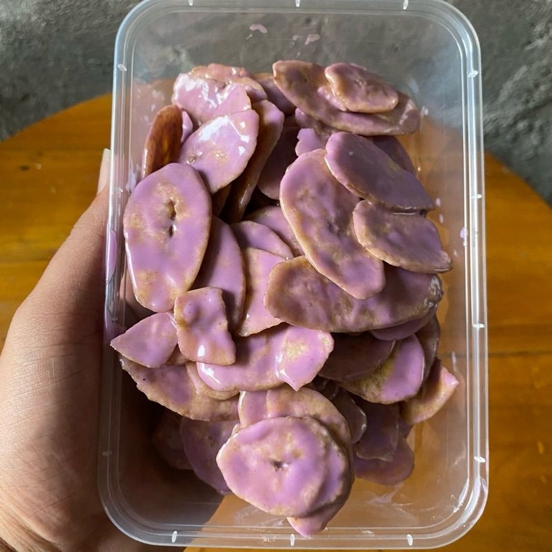 

Keripik Pisang Rasa Blueberry 1 KG
