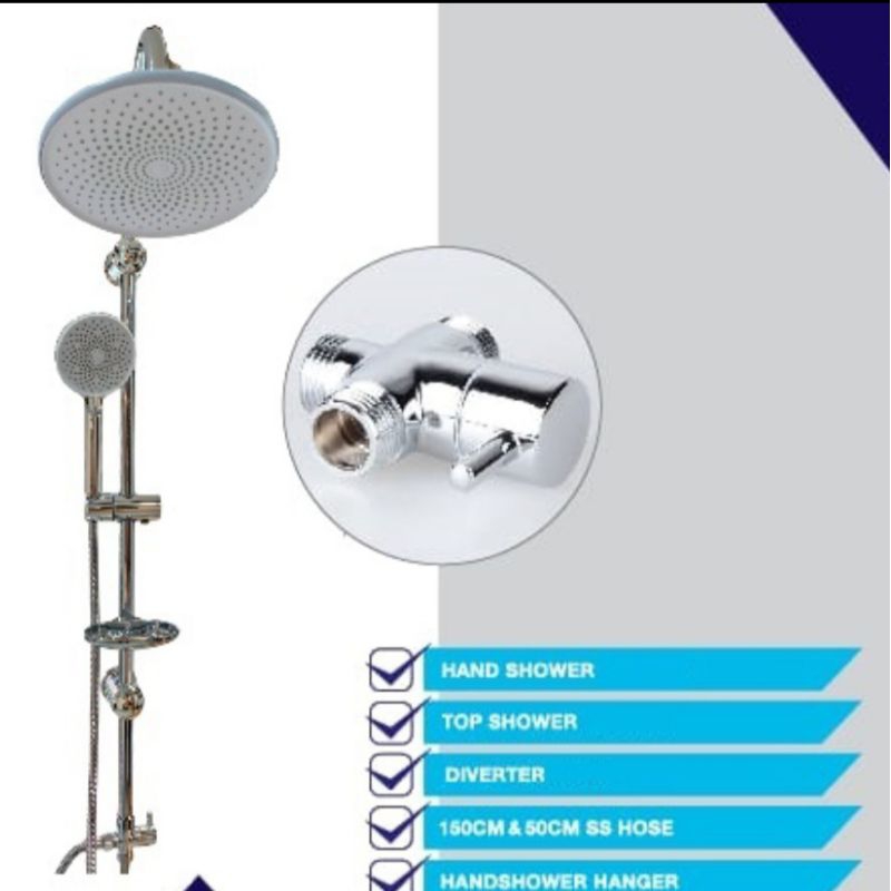 shower tiang,shower colom,hand shower set,perlengkapan kamar mandi,kran air,kran shower,shower mandi