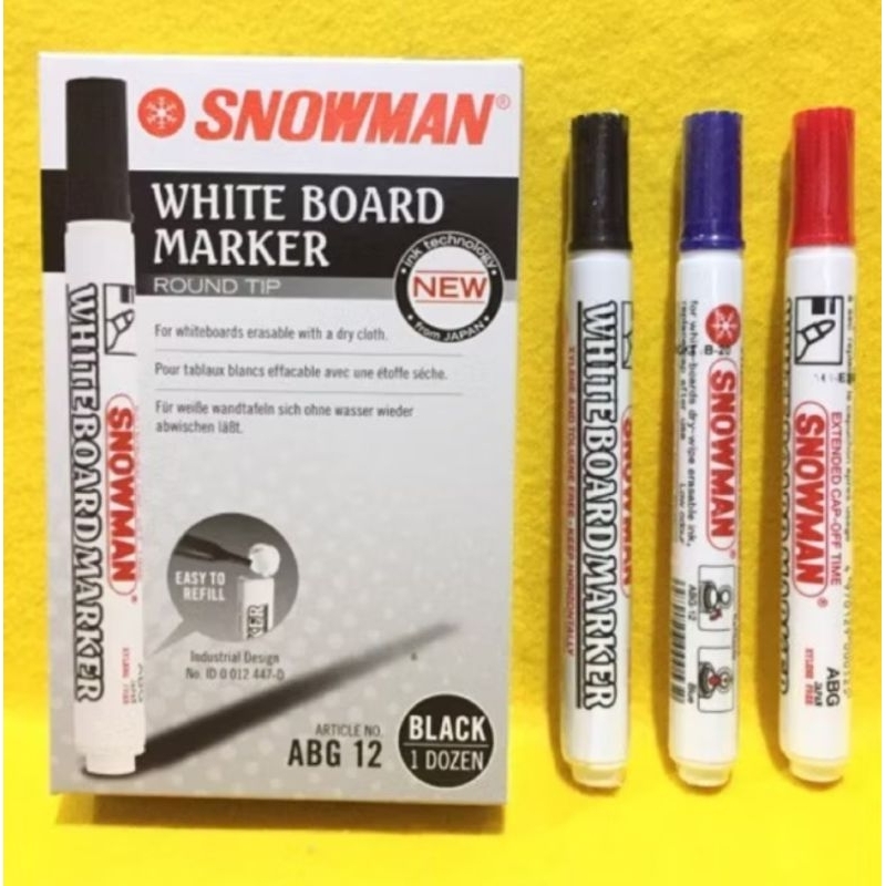 

Spidol Whiteboard Snowman ABG-12 (1 pcs)