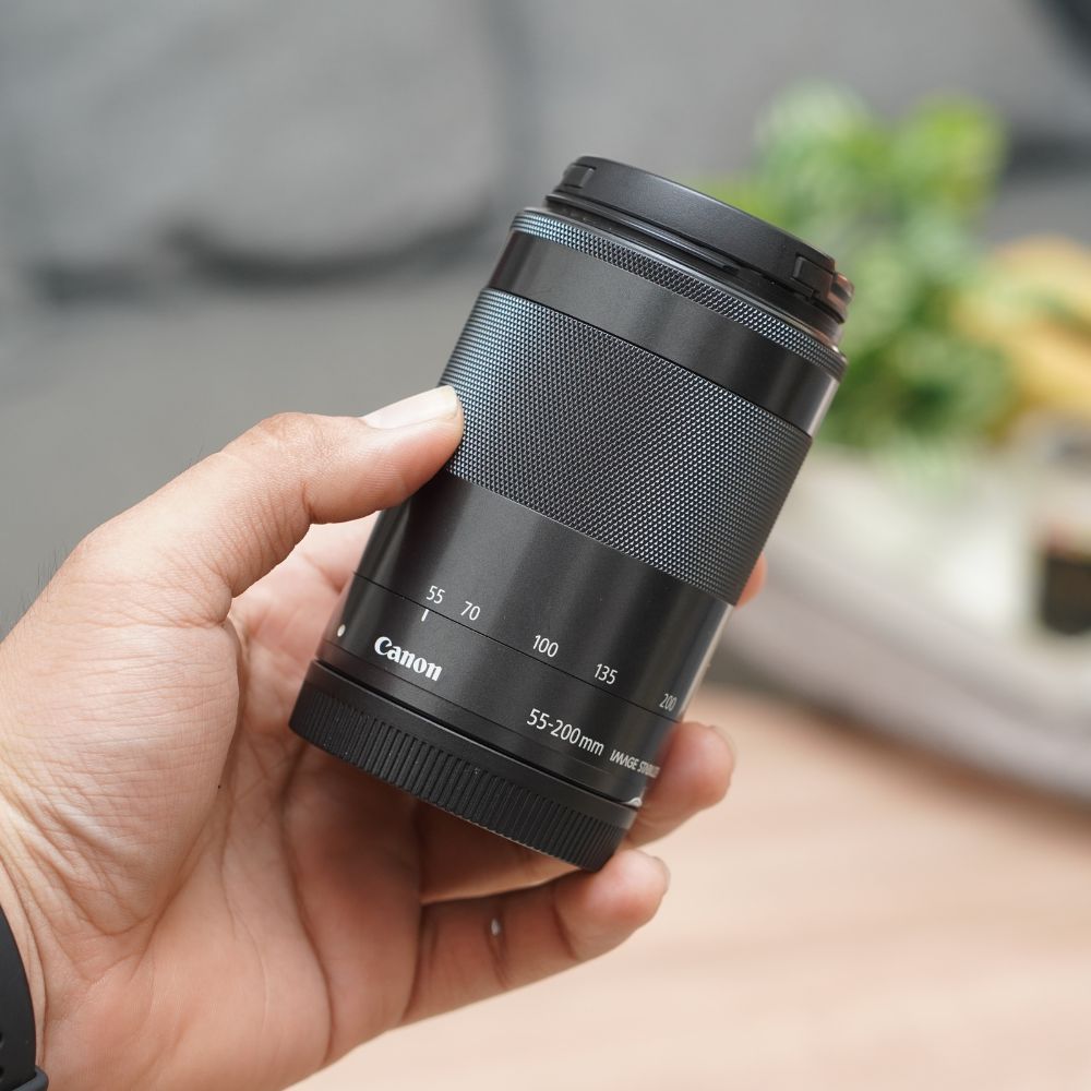Lensa Tele 55 - 200 IS STM for Canon Mirrorless EOS M M10 M100 M3 M50