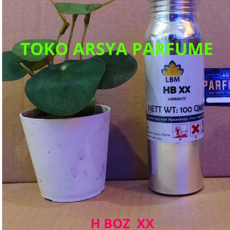 BIBIT PARFUME MURNI AROMA HB XX SEGEL PABRIK ORIGINAL LBM 100ML KEMASAN EKONOMIS