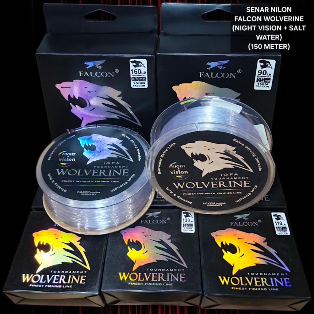 Senar Pancing Nilon Falcon Wolverine 150M / Tali Nylon Falcon Wolverine 150 Meter Original