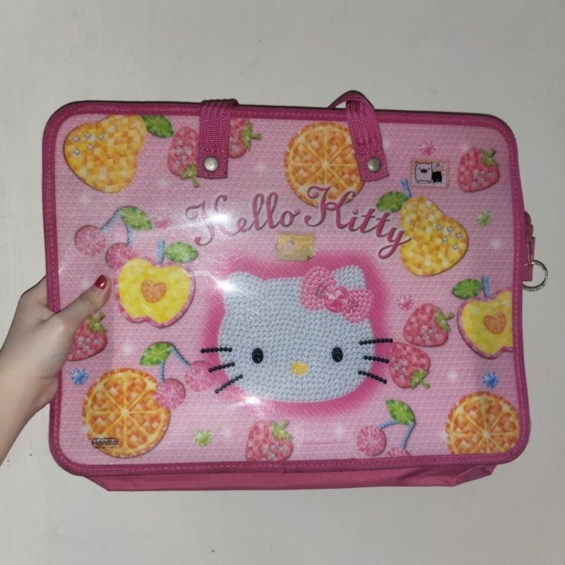 

Tas map folder sanrio hello kitty preloved