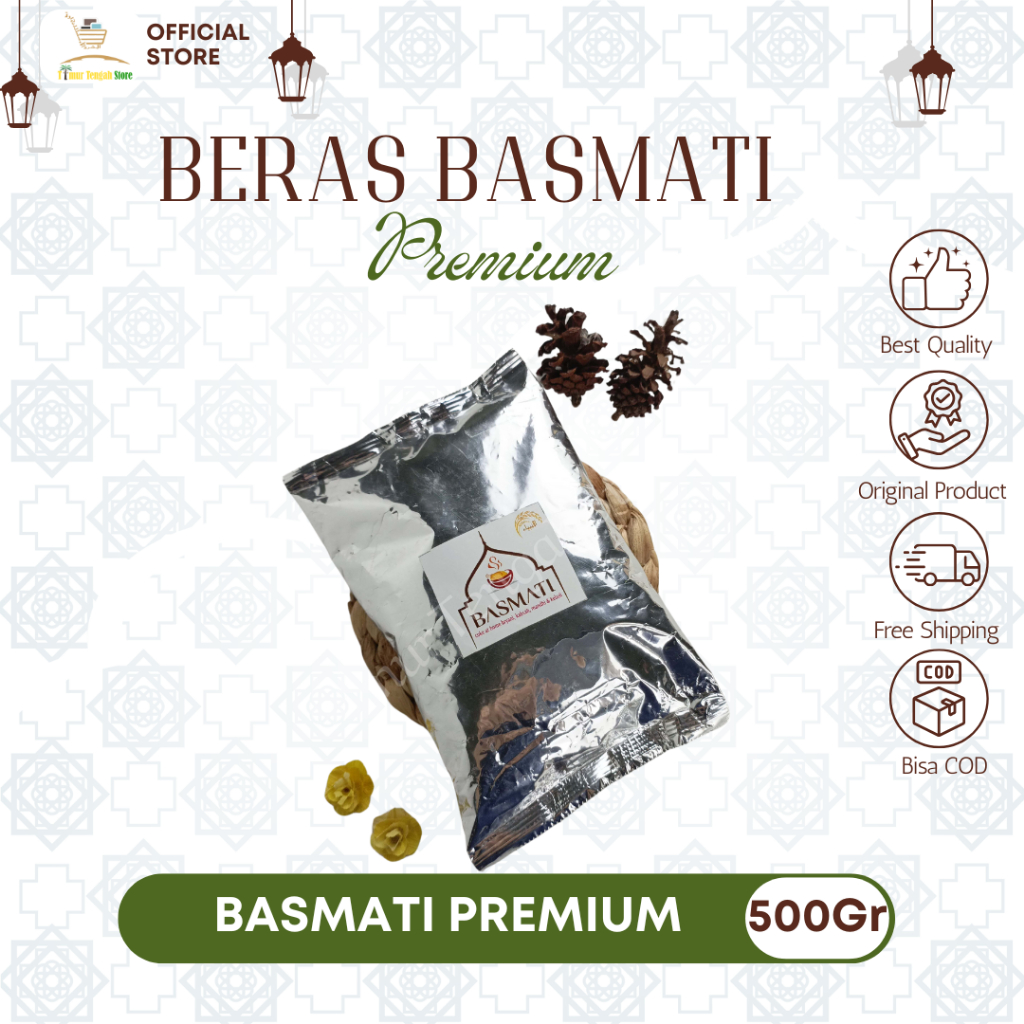 

Beras Basmati Premium 500 gram Original