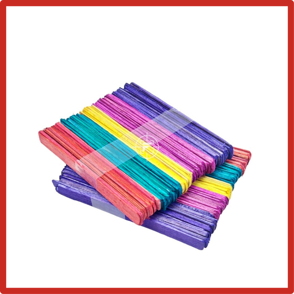 STICK ES KRIM KREASI ICE CREAM KAYU WARNA WARNI MAINAN /  STICK ES KRIM WARNA-WARNI / STIK ES KRIM W