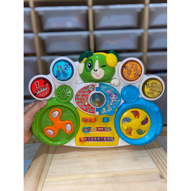 LeapFrog Learn & Groove Mixmaster Scout Mainan Musik Bayi