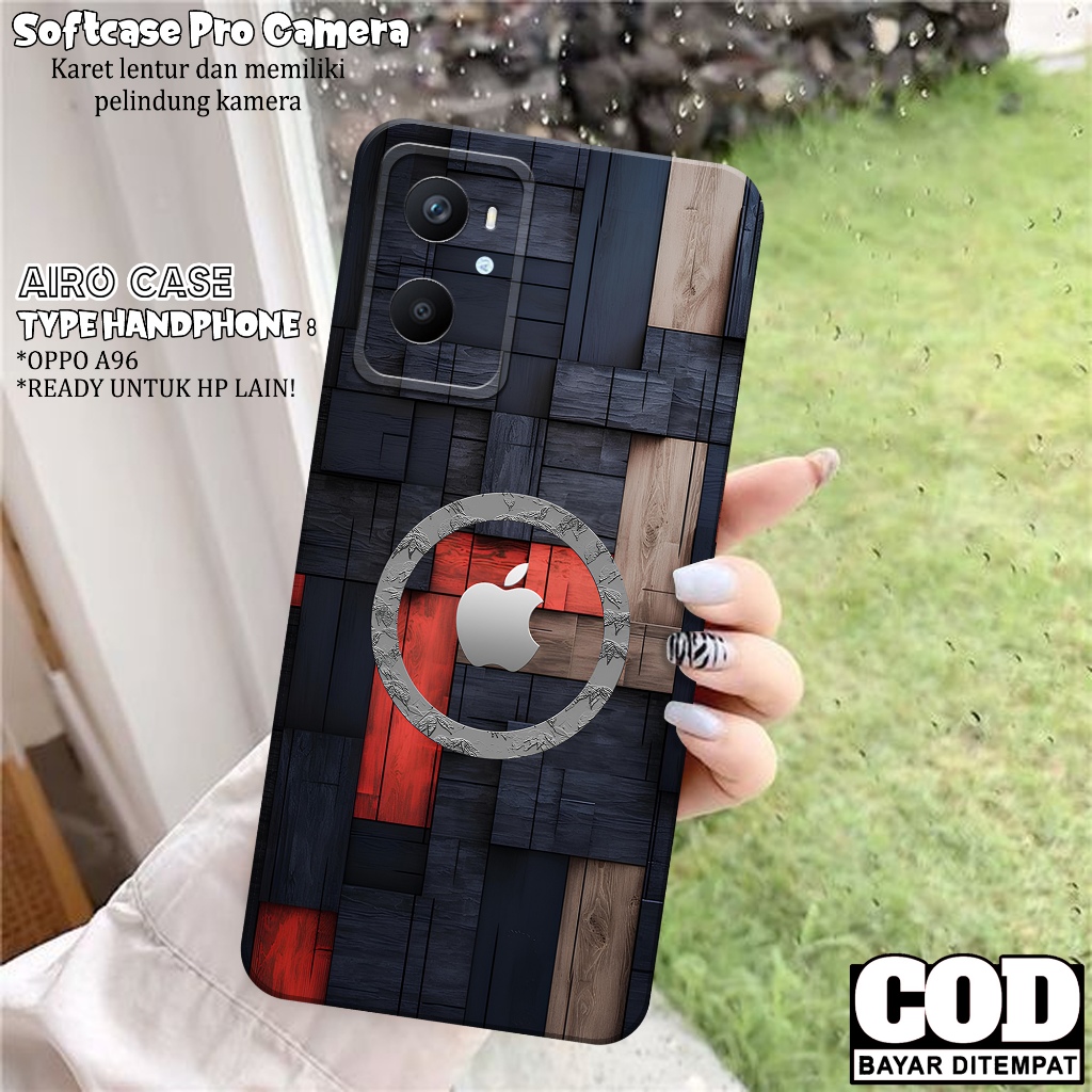 Case OPPO A96 - Softcase OPPO A96 - Fashion Case BRANDED - Casing OPPO A96 - Softcase Pro Camera - T