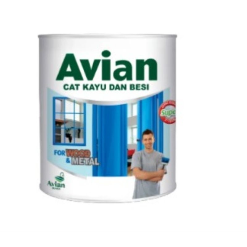 AVIAN CAT KAYU DAN BESI 1 KG BAHAN ALKYD UNTUK PINTU , JENDELA DAN KUSEN