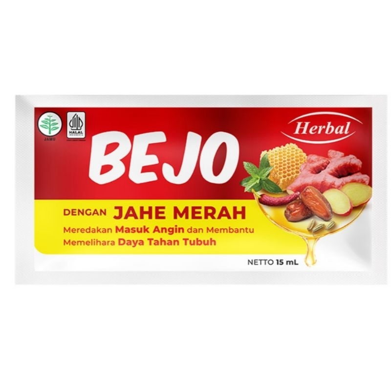 

Bejo Herbal Jahe Merah Sachet 15 ml