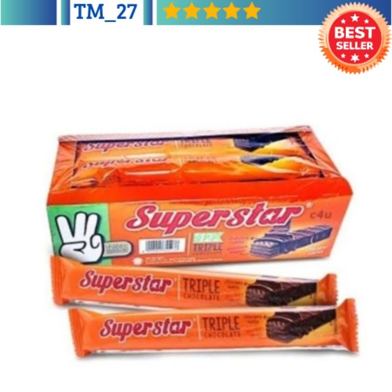 

Superstar wafer @12,5gr 1box isi 20 pcs
