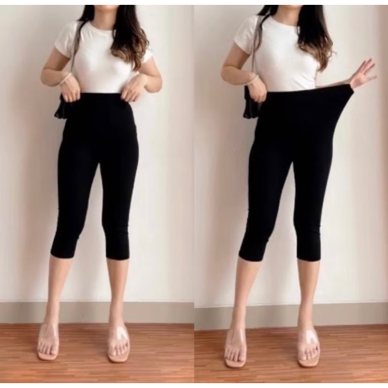 COD / PAKET ISI 6PCS / LEGGING 3/4 WANITA / LEGGING WANITA 7/8 / LEGGING SPANDEX PREMIUM / LEGGING P