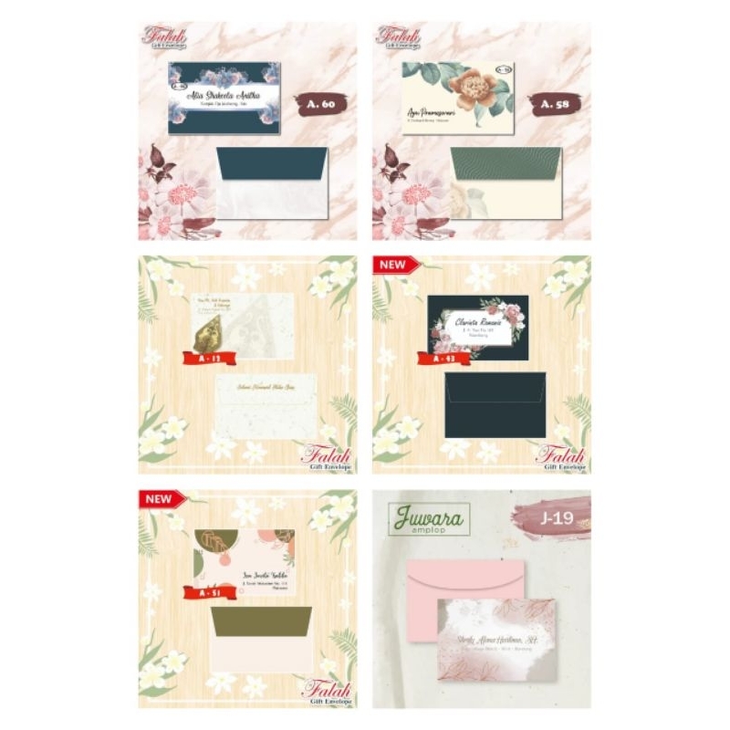 

Amplop Kondangan Custom Murah, (Cetak Nama dan Alamat)