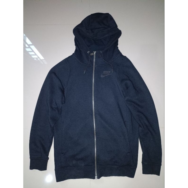 hodie nike tech black on black