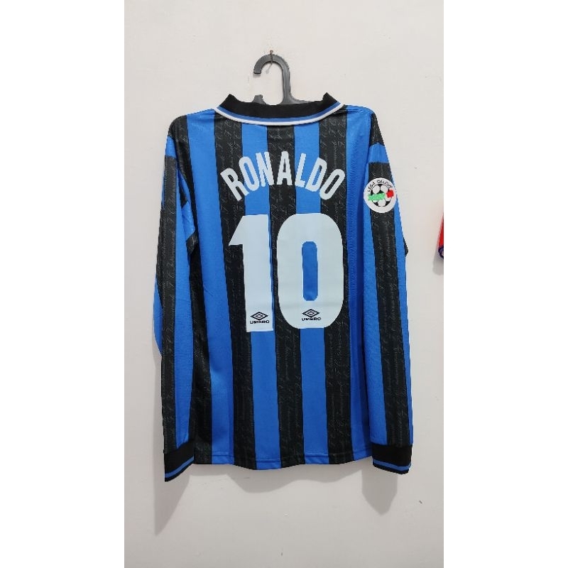jersey retro Inter Ronaldo size M & XL