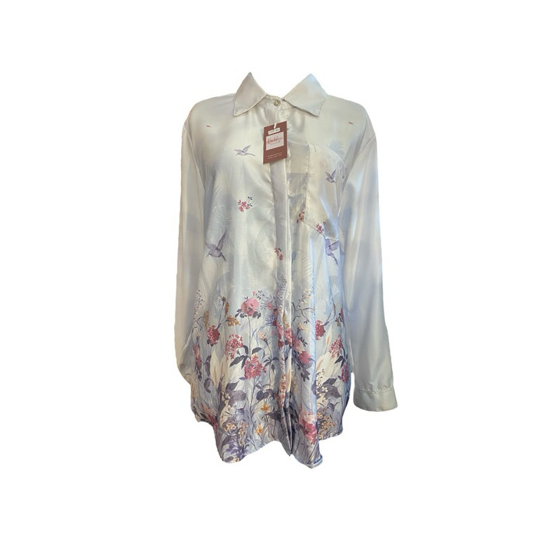 Kemeja Atasan Wanita Bahan Satin premium