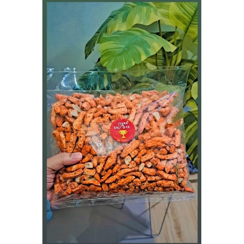 

Basreng Kering PEDASS Cemilan Gurih 1/2Kg (500Gr)