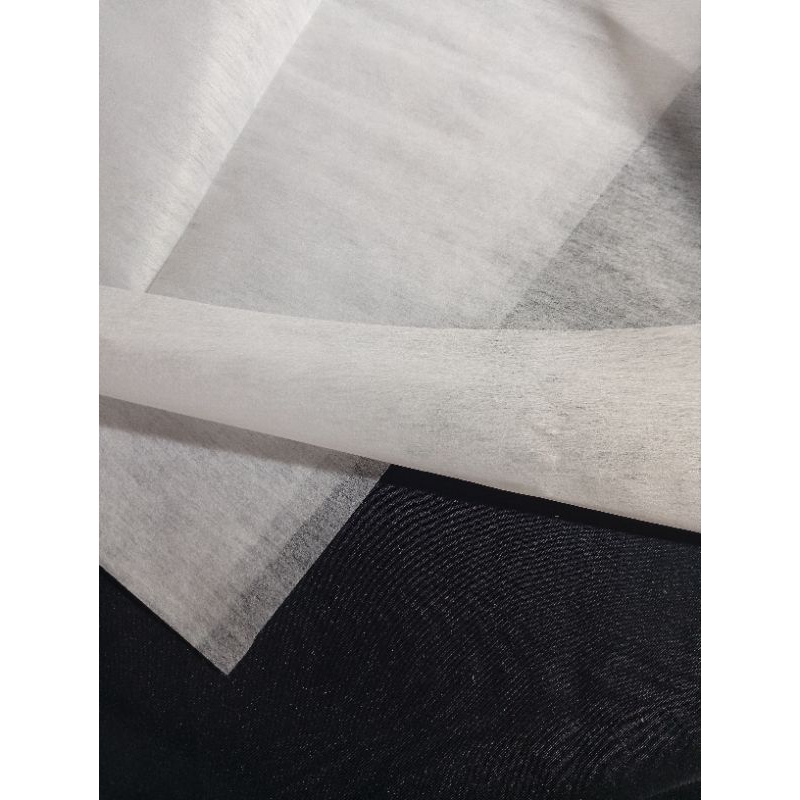 kain kapas tipis /vislin dengan lem