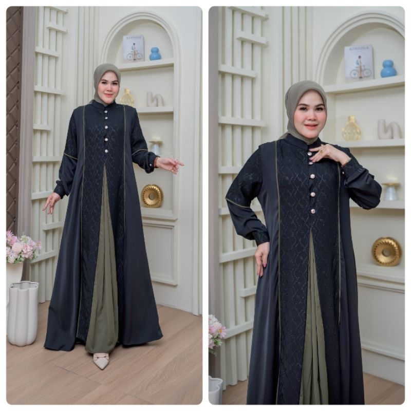 ARSYAKAYLA-Rifa dress only gamis wanita terbaru premium