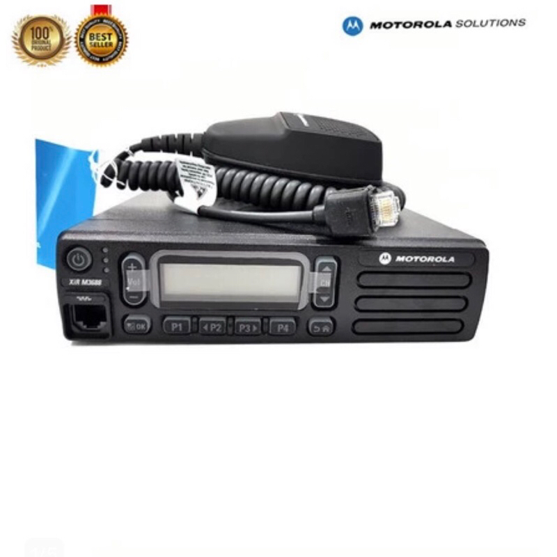 RIG MOTOROLA MOTOTRBO XiR M3688 MOBILE RADIO ANALOG-DIGITAL 45W VHF