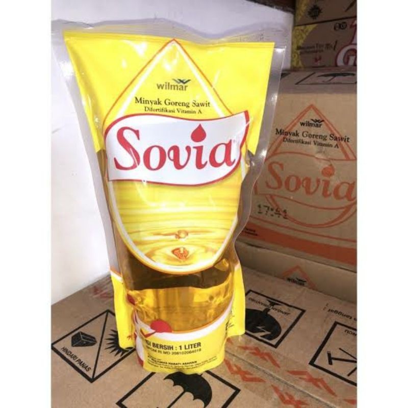 

SOVIA Minyak Goreng Pouch 1L – Minyak Sawit Jernih dan Higienis untuk Masakan Sehari-hari