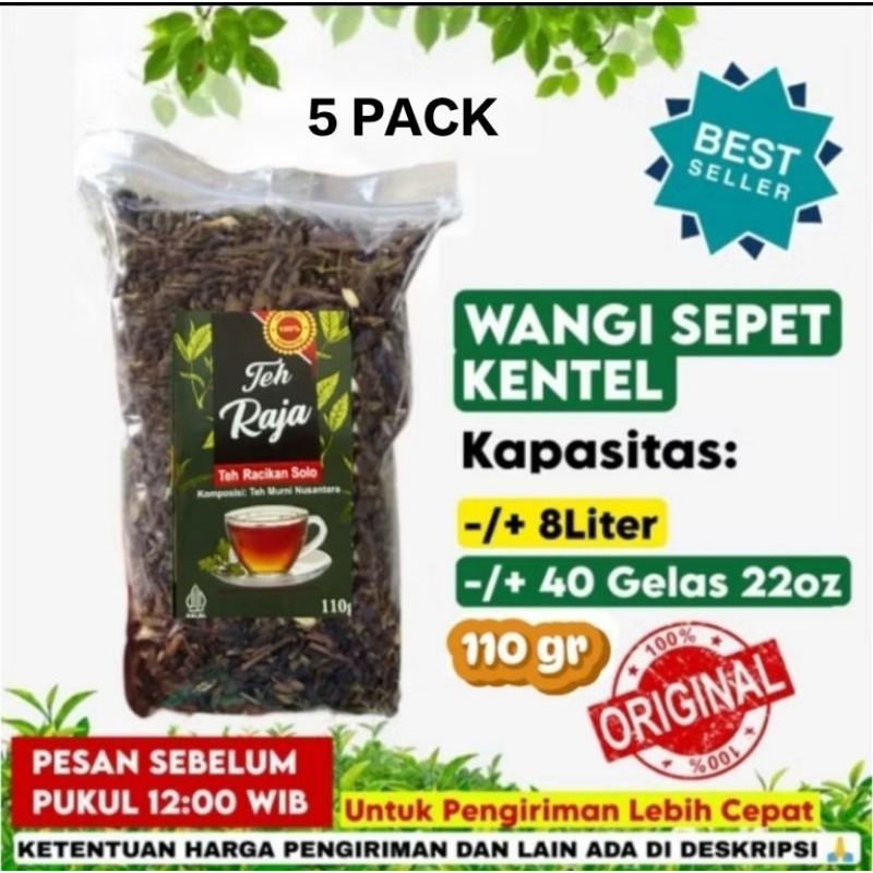 

TEH RACIK SOLO 550g (110g X 5 pack) teh raja WANGI SEPET KENTAL teh nusantara