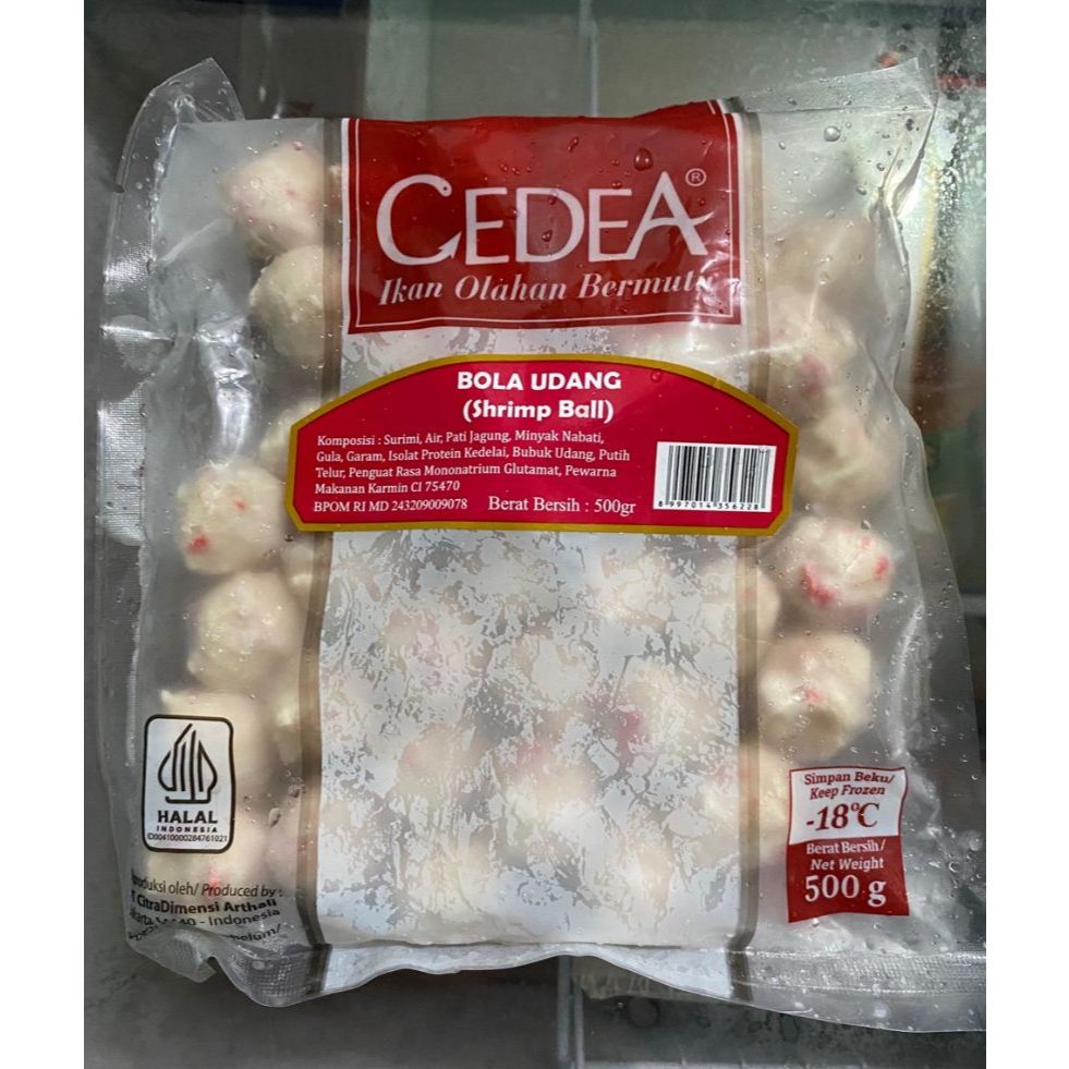

CEDEA BOLA UDANG SHRIMP BALL 500gr