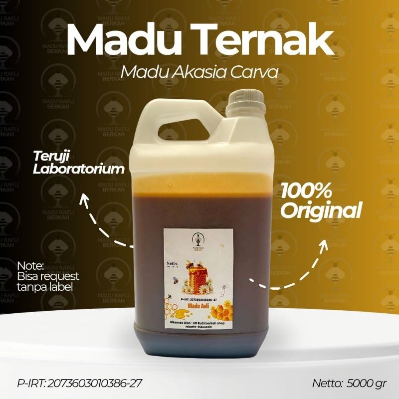 

madu asli madu nektar bunga akasia carva 5kg