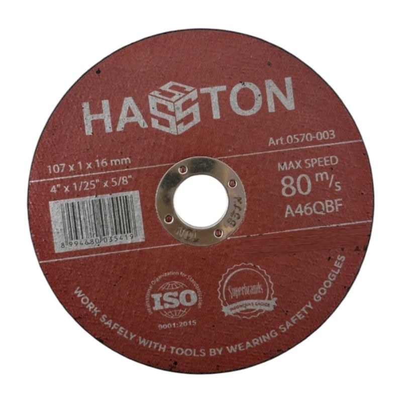 Mata Gerinda Potong 4" Hasston // Batu Gerinda Gurinda Prohex / Mata Gerinda Besi