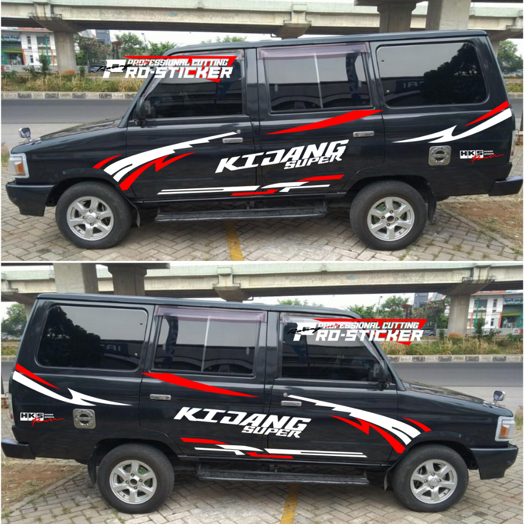 Stiker Mobil Kijang Super Stiker Body Kijang Super Stiker Kijang Super