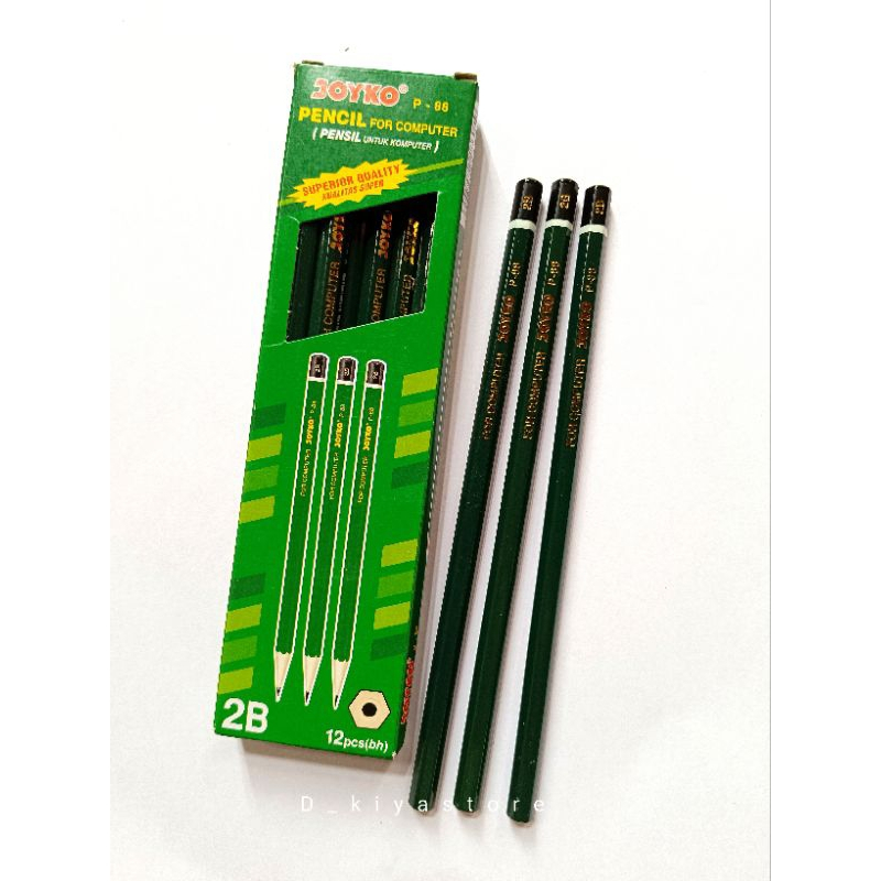 

Pensil 2B Joyko P-88 Hijau (12 Pcs)