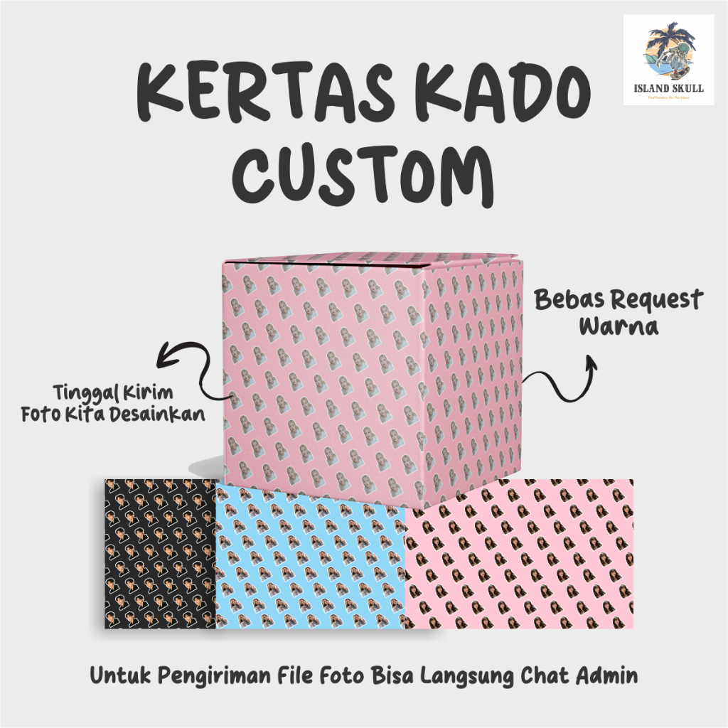 

(COD) LANGSUNG JADI | Kertas Kado Custom Suka Suka | K-POP | KERTAS KADO WAJAH | KERTAS KADO PASANGAN | KERTAS KADO KPOP