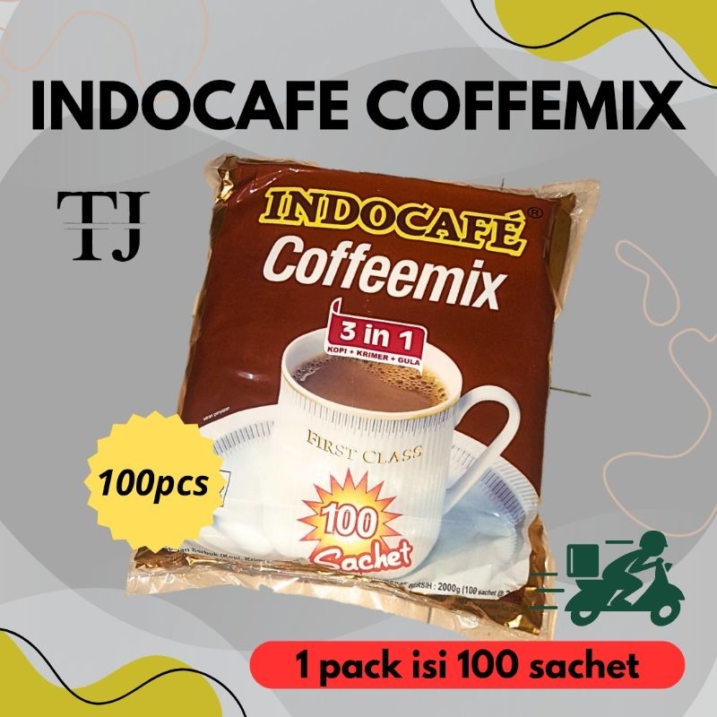 

MURAH!! INDOCAFE COFFEEMIX 1BAG ISI 100