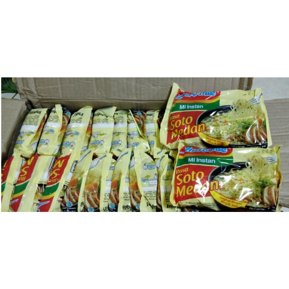 

ISI 20 PCS INDOMIE SOTO MEDAN KHAS SUMATERA UTARA SETENGAH DUS