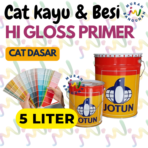 Jotun GARDEX - 5 Ltr / Cat Minyak Jotun / GARDEX PRIMER JOTUN 5 LITER / CAT DASAR KAYU DAN BESI / ME
