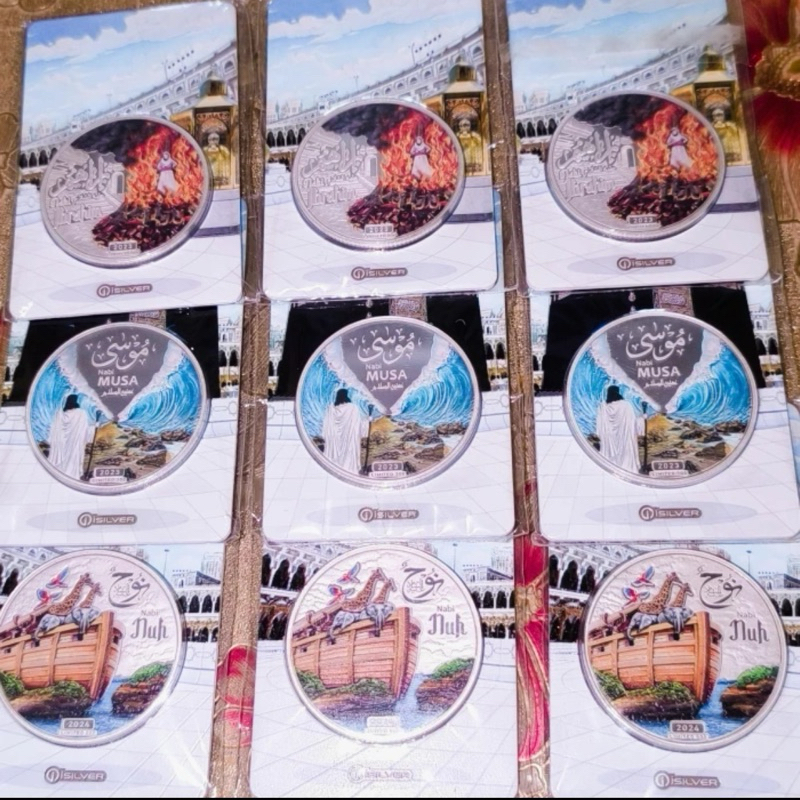 Perak 1 oz Seri Nabi Warna