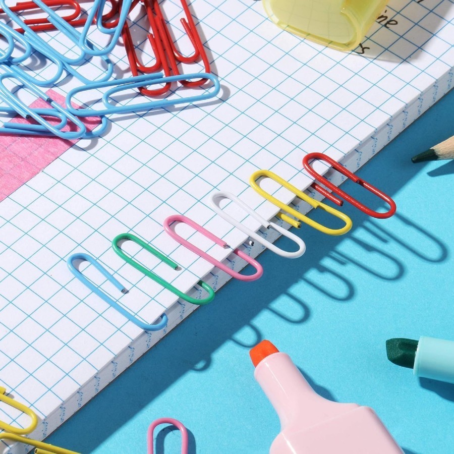 

Penjepit Kertas / Paper Clip Besar / Trigonal Paper Clip Warna