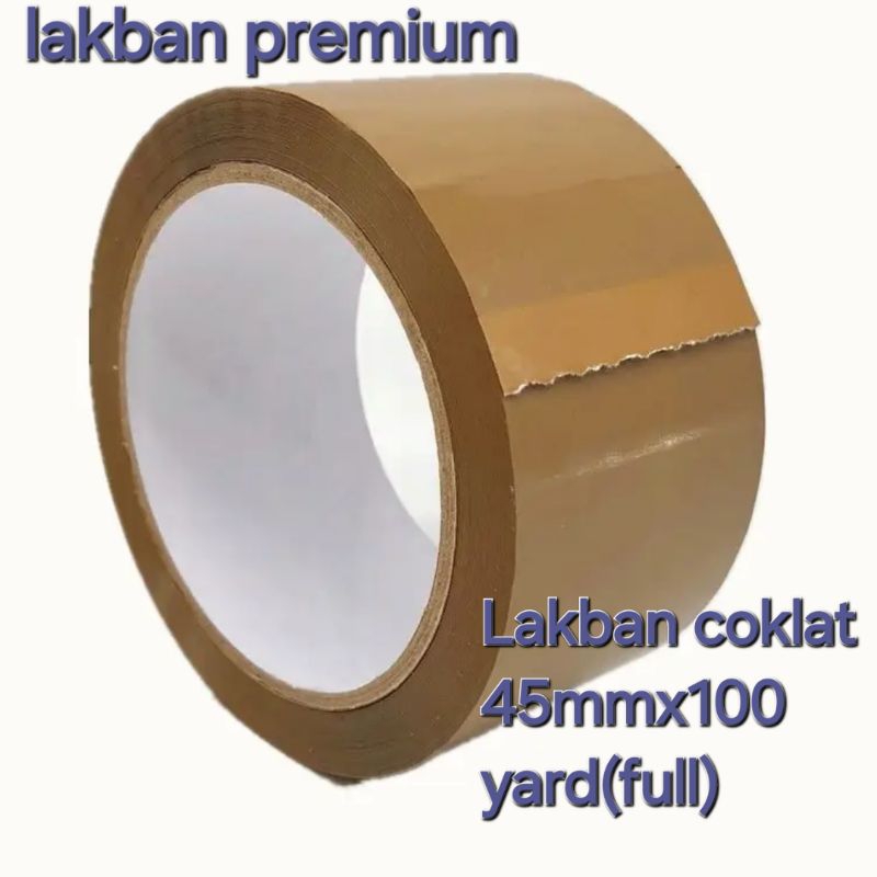 

Lakban Coklat Premium 45mmx100 yard(full)