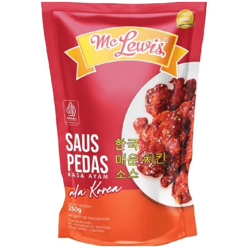 

MC Lewis Saus Pedas Rasa Ayam Ala Korea 250gr