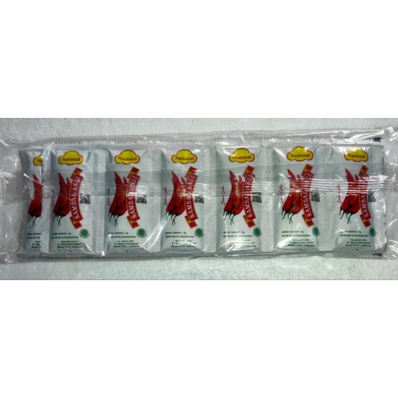 

Saos Sambal Asli Nasional Sachet 9gr x 24 sachet