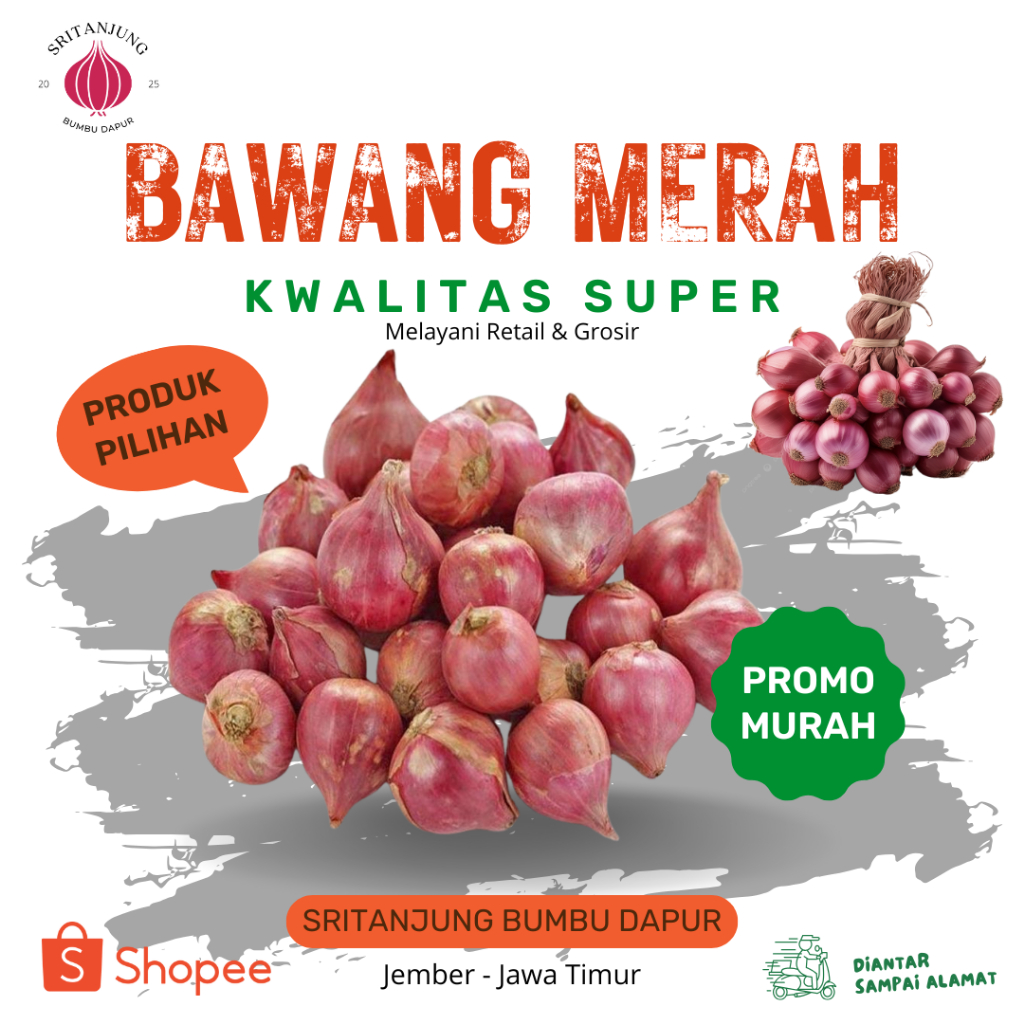 

Bawang Merah Super Gross 1 Kg