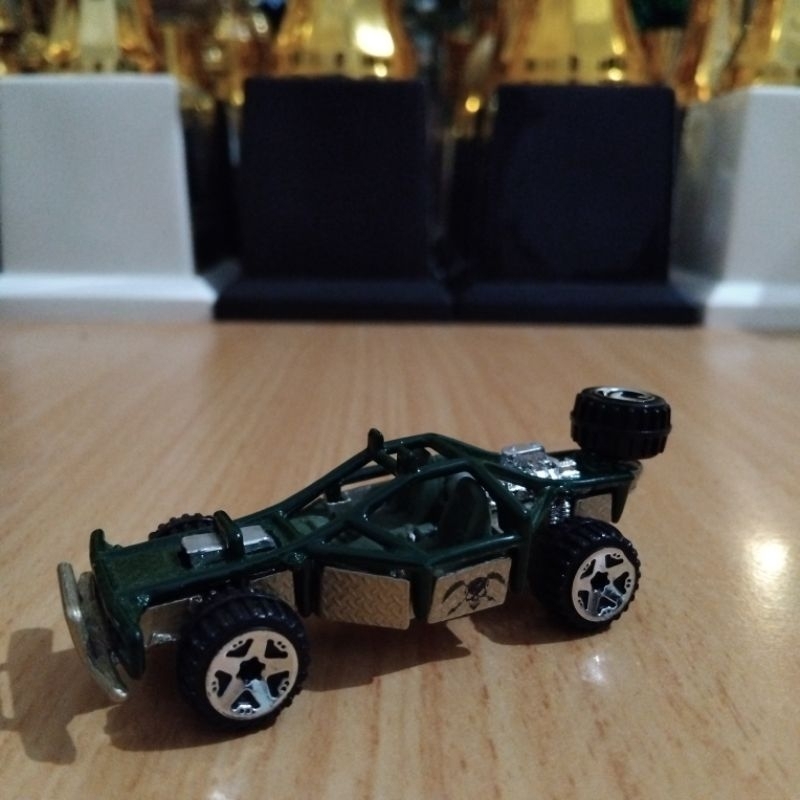 Hot Wheels Roll Cage Green Loose