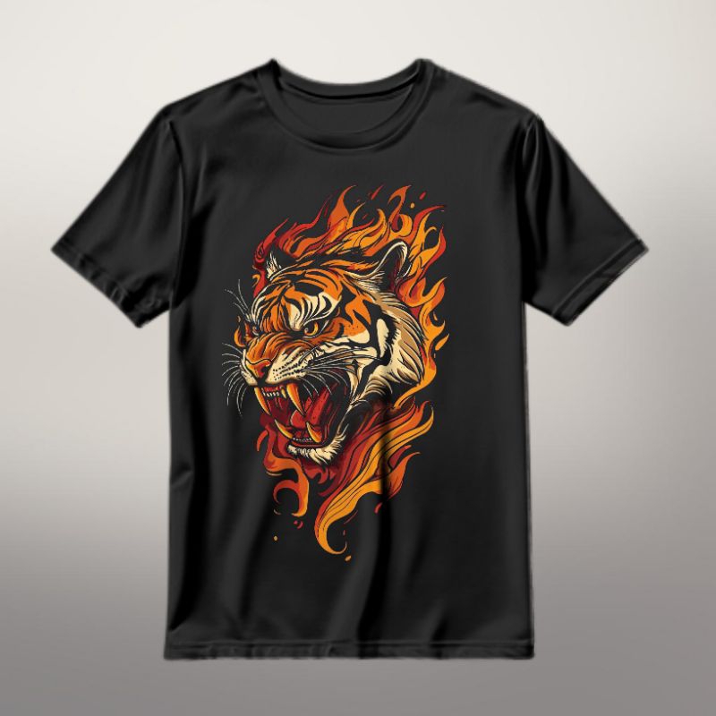 baju kaos harimau anak&dewasa|T-shirt distro|REALPIC