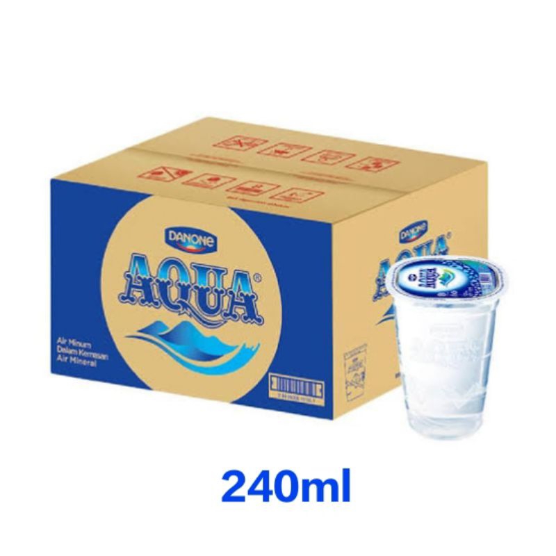 

Air Minum Mineral Aqua (Gelas 48 x 240 ml)