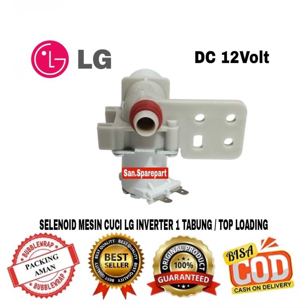 Selenoid Water Valve Mesin Cuci LG Inverter 12V DC